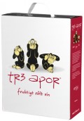 Tre Apor Röd