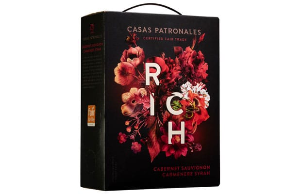 Casas Patronales Rich Cabernet sauvignon, carmenère och syrah.
