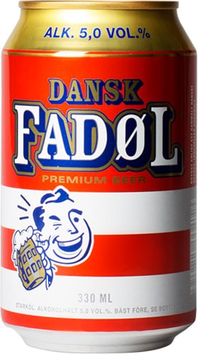 Burk med dansk fadøl