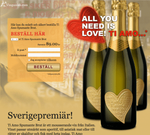 Ti Amo Spumante Brut