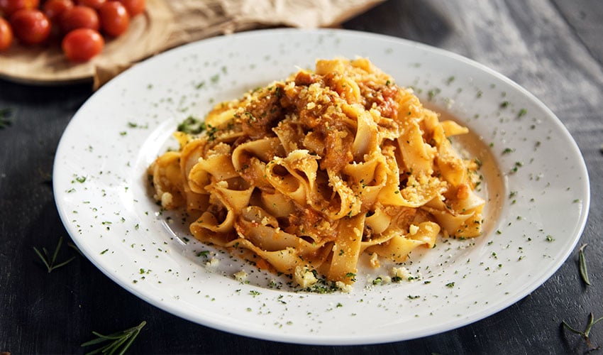 Pappardelle con Salsiccia