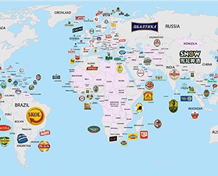 Beermap – vilken öl är mest poppis i respektiv..