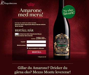 Amarone della Valpolicella Mezzo Monte Antiche Terre Venete