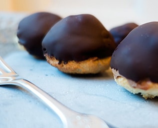 Chokladbiskvier med kola och havssalt