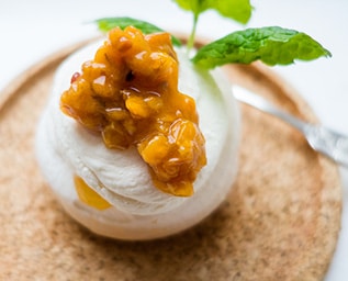 Minipavlova med hjortron