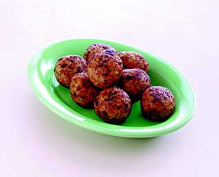 Kryddiga smarriga köttbullar