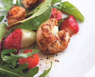 Kyckling i vackert sällskap