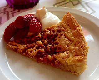 Kladdig kaka utan choklad