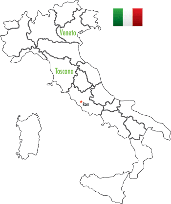 Karta över italien