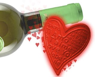 Kärlek, vin och Valentin