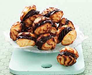 Mandeltoppar med chokladtryffel