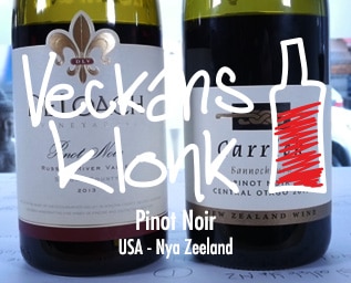 Pinot Noir USA vs Nya Zeeland