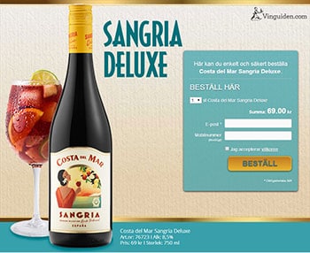 Costa del Mar Sangria Deluxe