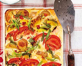 Sommarlåda med färskpotatis