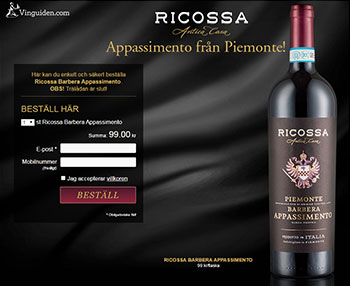 Ricossa Barbera Appassimento