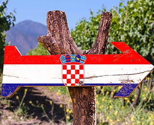 Lyft blicken mot Kroatien