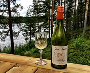 Vit appassimento och gul sol