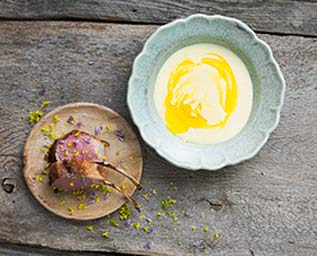 Krämig sås av Västerbottensost