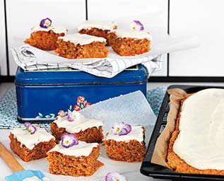 Morotskaka för många munnar