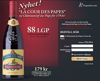 Châteauneuf-du-Pape La Cour des Papes