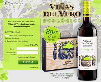 Viñas del Vero Ecologico Merlot Cabernet Sauvignon