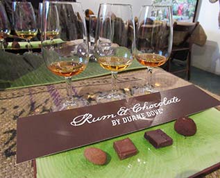 Karibisk choklad och rom