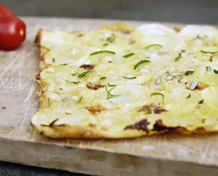 Potatispizza med rosmarin