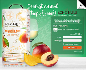 Echo Falls White Peach & Mango