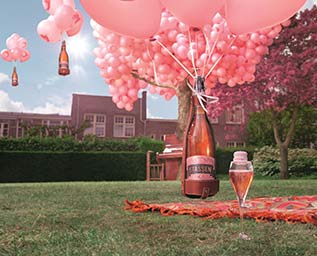 Belgisk rosécider på svensk mark