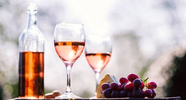 Roséviner älskar vegetarisk mat