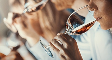 Rosévin i storslagen miljö