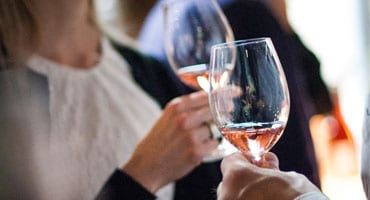 Lyckat rosémingel på The Winery Hotel