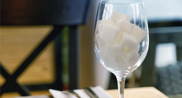 Socker i vin mäts i gram