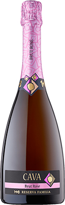 Cava Pinot Noir Rosé Organic 1+1=3 Reserva Familia