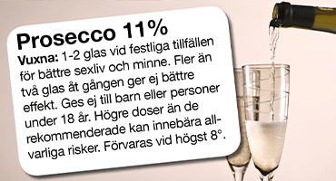 Forskare: 8 hälsofördelar  med Prosecco