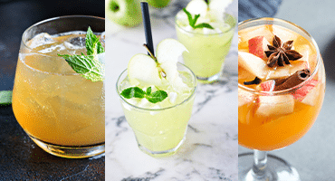 Gör perfekta höstmyset  med bubbliga äppeldrinkar