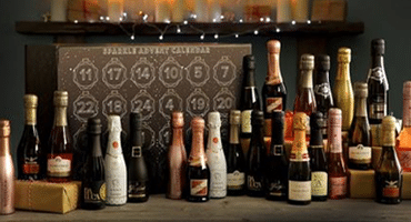 Julkalendern med  Prosecco-luckor