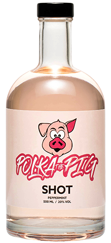 Polka the pig Pepparmint Shot