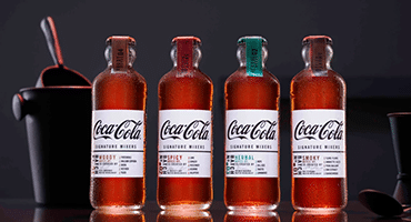 Coca-Colas nya smaker för att blanda drinkar