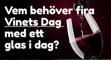 Fira Vinets dag med ett extra glas vin ikväll