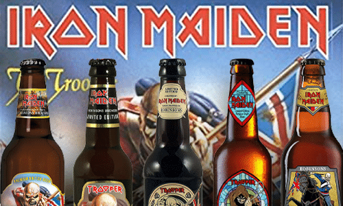 Hårdrocksölet – med skivomslag som kapsyler