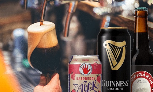 Fira mörka ölen på stoutdagen