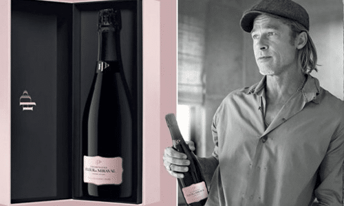 Brad Pitts exklusiva roséchampagne – nu i Sver..