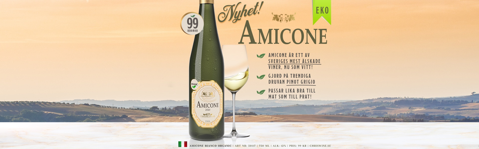 Amicone Bianco Organic