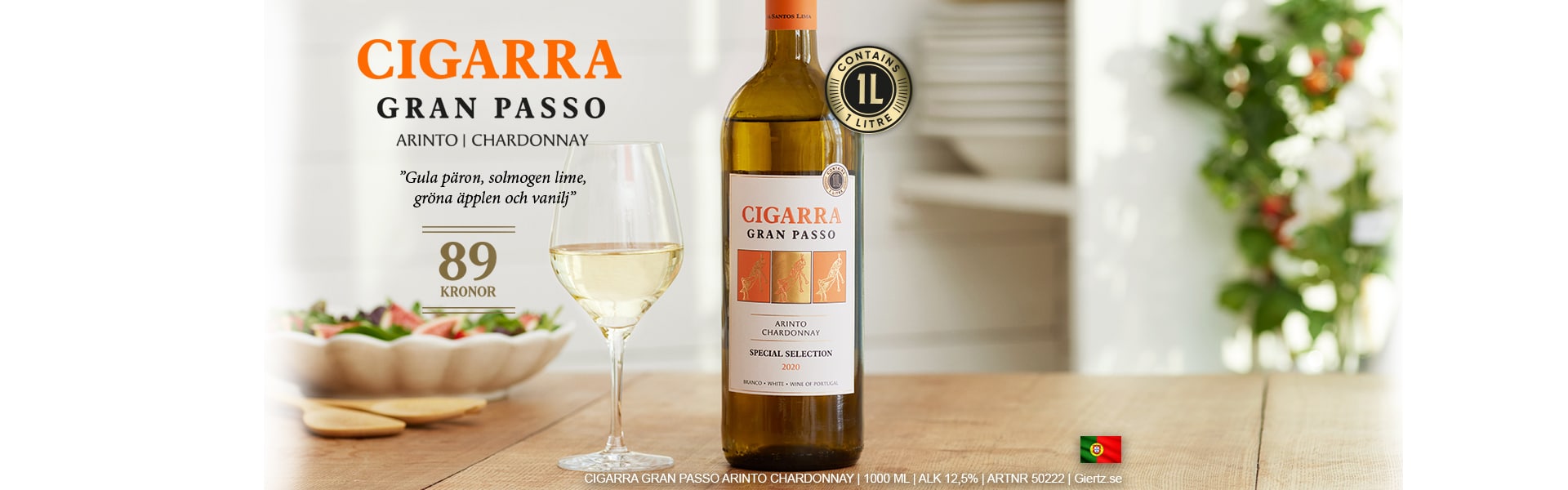 Cigarra Gran Passo Arinto Chardonnay