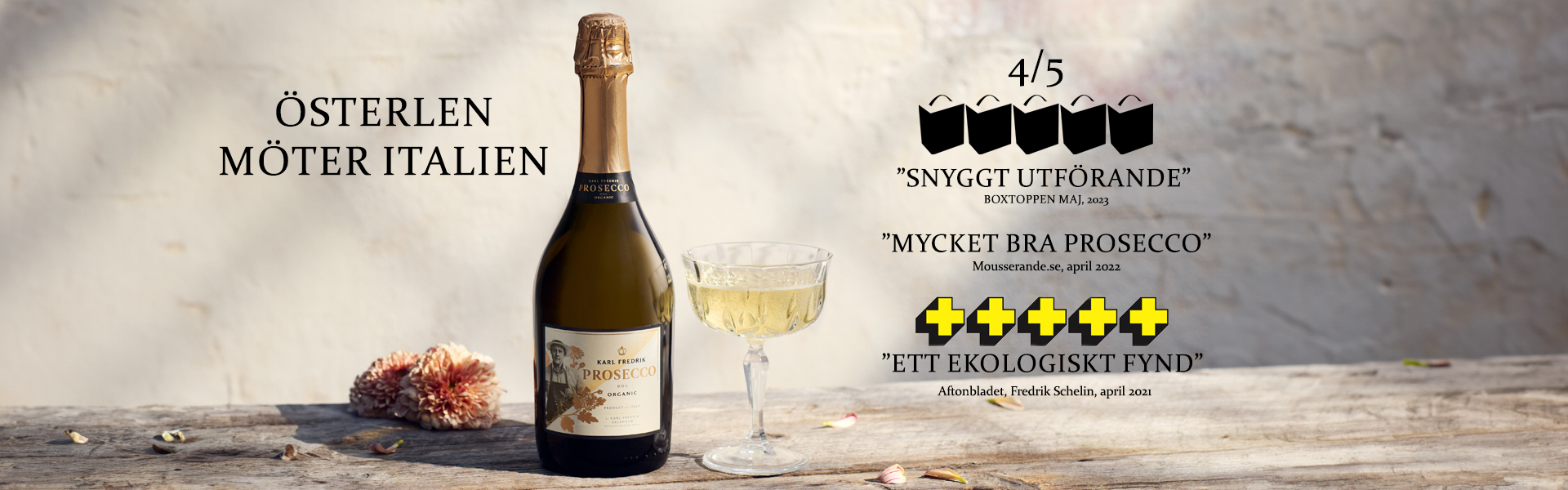 Karl Fredrik Prosecco Organic Brut