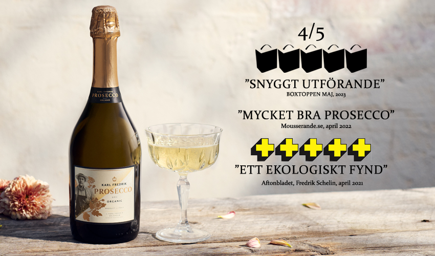 Karl Fredrik Prosecco Organic Brut
