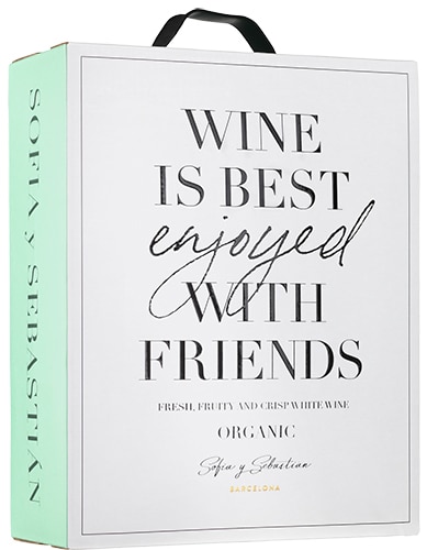 Sofia y Sebastian Wine is Best Enjoyed with Friends Organic