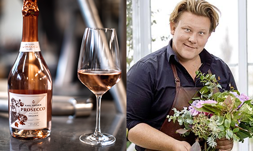 Efter succén: Karl Fredrik släpper rosé-prosecco