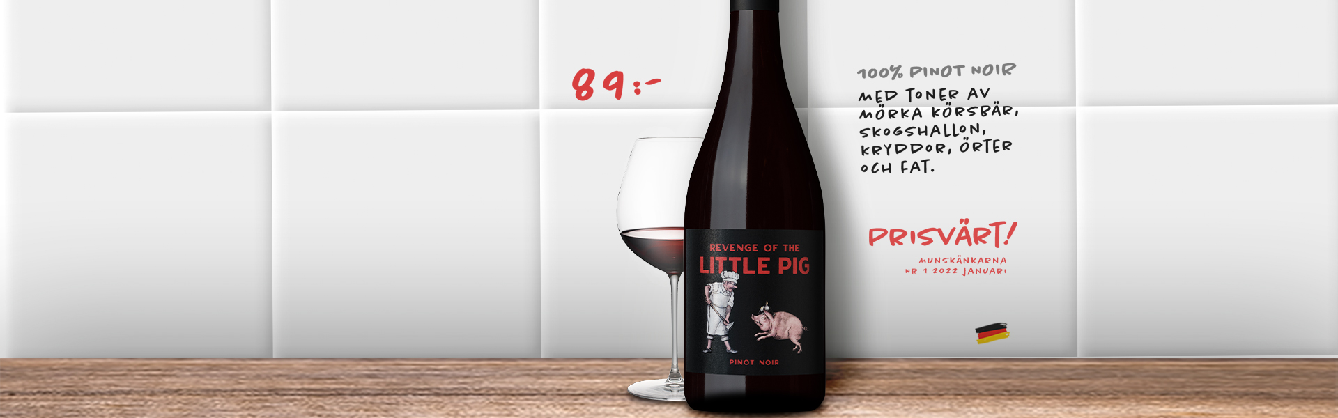 Revenge of The Little Pig Pinot Noir